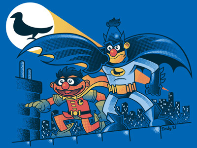 "D is for Dynamic Duo!" ducky pigeon man super