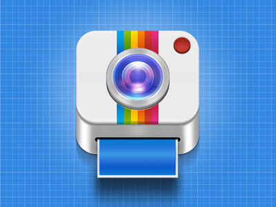 Instaprinter icon instagram ios lens paper photo polaroid printer rainbow
