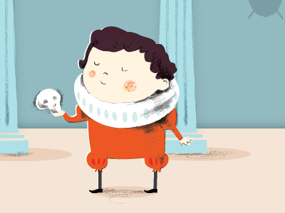 Hamlet hamlet illustration illustrator