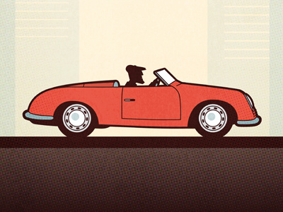 Porsche car driving illustration porsche vectors