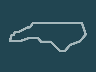 NC adam johnson bold illustration illustrator nc north carolina thick lines vector