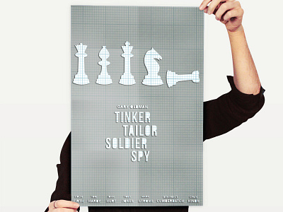 Tinker Tailor Soldier Spy Poster graph illustrator movie paper photoshop poster tinker tailor soldier spy poster vector