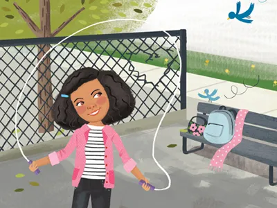 Julissa Jump rope city fall jump rope ny playground teen tween urban