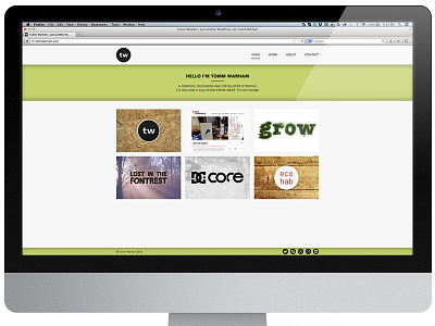Tomm Warham v3 about me personal portfolio site tommwarham.com