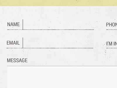 Contact Form form museum retro transportation website worn