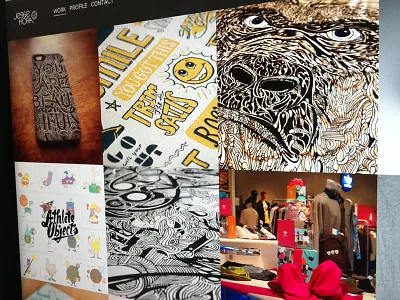 FINALLY UPDATED JHDC! art art direction design illustration lettering lots motherfuckers of sheesh work