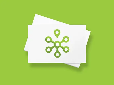 Belong Online baji belong community deals green identity local logo online social symbol