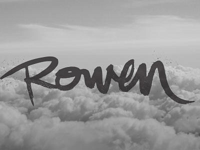 Rowen brushpen handcrafted handlettering rowen