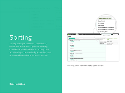 Training manual page layout