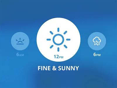 Fine & Sunny glyphs icons lil ui kit sun sunny weather