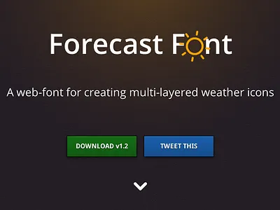 Forecast Font download font forecast forecast font free icon icons weather web font