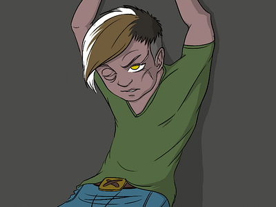 Nox got himself in trouble alec character character design design doodle illustration nox portfolio scifi story wip work in progress