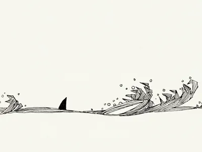 Sea Sight handdrawing illustration