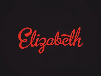 Elizabeth calligraphy elizabeth lettering metroscript script type typography