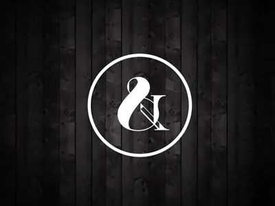 Elise & Burke - Brand Logo ampersand black brand identity clothing elise burke fashion logo