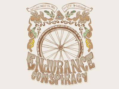 Endurance Conspiracy Art bike cirobicudo craf handlettering lettering montainbike