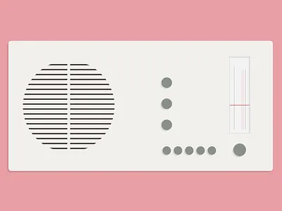 Braun RT 20 braun dieter rams ea9fa6 illustration radio sketch sketch app vector