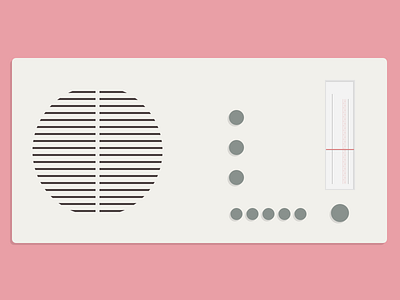 Braun RT 20 braun dieter rams ea9fa6 illustration radio sketch sketch app vector