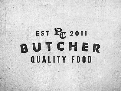 The Butcher #2 butcher crest vintage