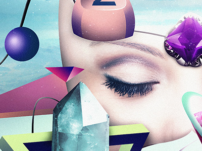 Digital Decade psychedelic retro futurism surreal