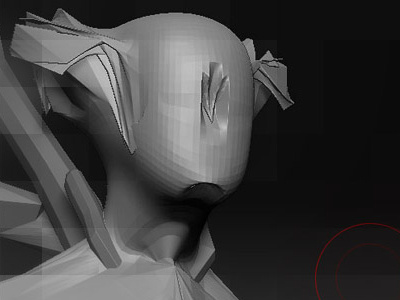 ZBrush - Goddess WIP 5d modélisation modeling modélisation zbrush zbrush modeling 2