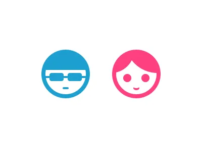 Gender app boy chick cool dude face female gender girl hair icon ios male smile washroom
