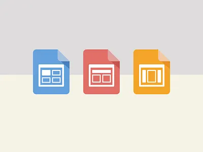 Pages design graphic icon layout pages photoshop