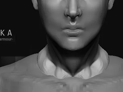 Zbrush - Romika WIP 5d modélisation modeling modélisation zbrush zbrush modeling 2