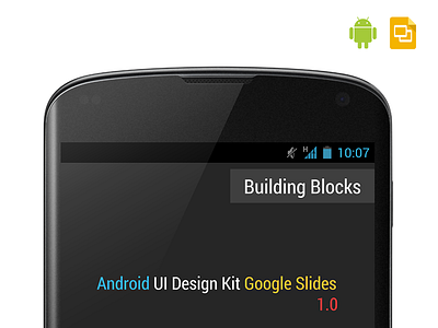 Android UI Design Kit for Google Slides 1.0 android ui google slides ui design