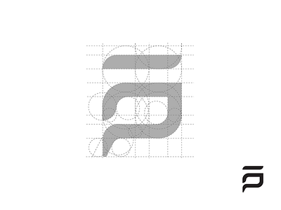 ..Mark exploration pt.3 construction exploration grid logo mark symbol wip