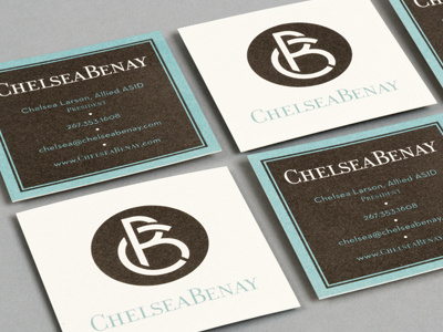 Chelsea Benay cards benay business business cards cards cb chelsea design designer identity logo monogram stationery
