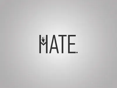No Hate Speech hate mate print speech
