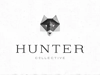 Hunter Collective branding brioche identity logo wolf