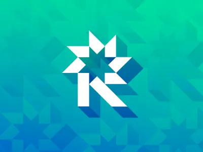 Rukkus R design logo mark pin pinwheel r rukkus wheel