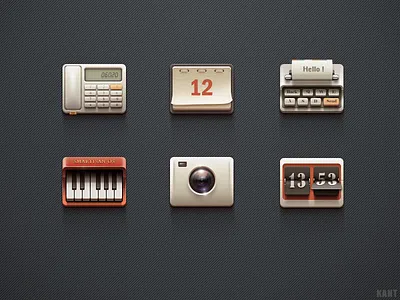 Plus 1 calendar camera clock gameshow888 icon kant tse message music phone