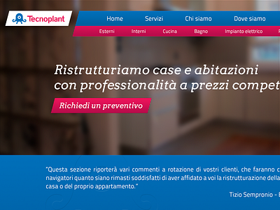 Tecnoplant Website WIP homepage tecnoplant web design webdesign website