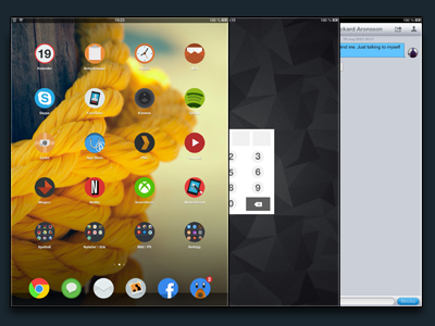 Wazi for iPad (Retina) chrome circle clock flat icon icons ios ipad ipad3 iphone jailbreak mailbox maps release retina round safari sbsettings screenshot spotify white winterboard