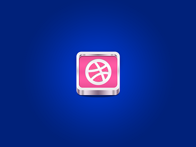 Dribbble Icon design dribbble graphic icon