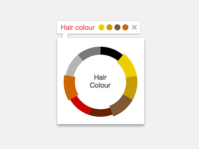 Colour Wheel Filter colour wheel filter swatches ui