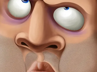 Starting new project 2d color illustration paint vandre