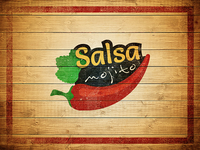 Logo Concept chili flat illustartor logo logomark mark mint mojito photoshop salsa