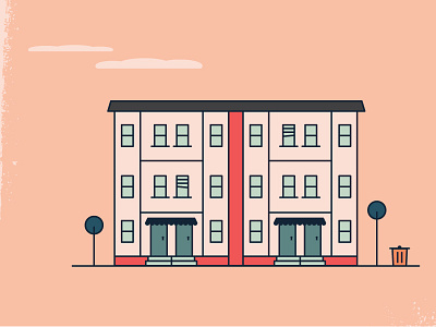 Just an apartment building apartment illustration vector