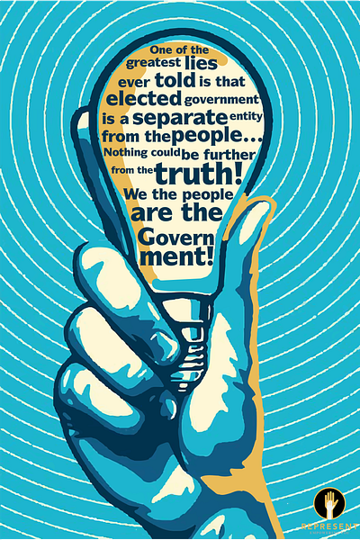 Representvote.com graphic design