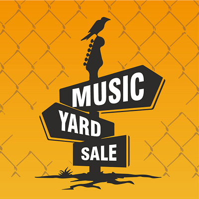 MusicYardSale_logo design graphic design illustration logo