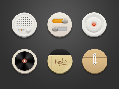 icon file icon music notebook radio recorder settings ui