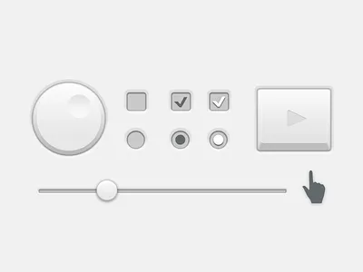 White Little UI freebie for Export Pro export free freebie layers plugin pro white