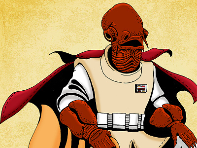 Captain Ackbar ackbar admiral ackbar captain morgan illustration star wars