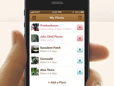 It's Done! app ios plants ui waterbug