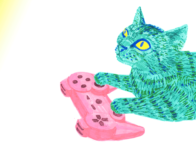 Video Games! animated cats games ps3 video games