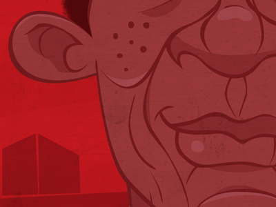 More Red cartooning illustration texture